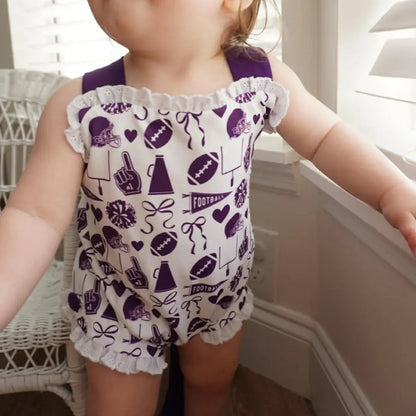 Purple Go Team Sunsuit