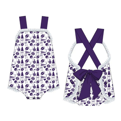 Purple Go Team Sunsuit