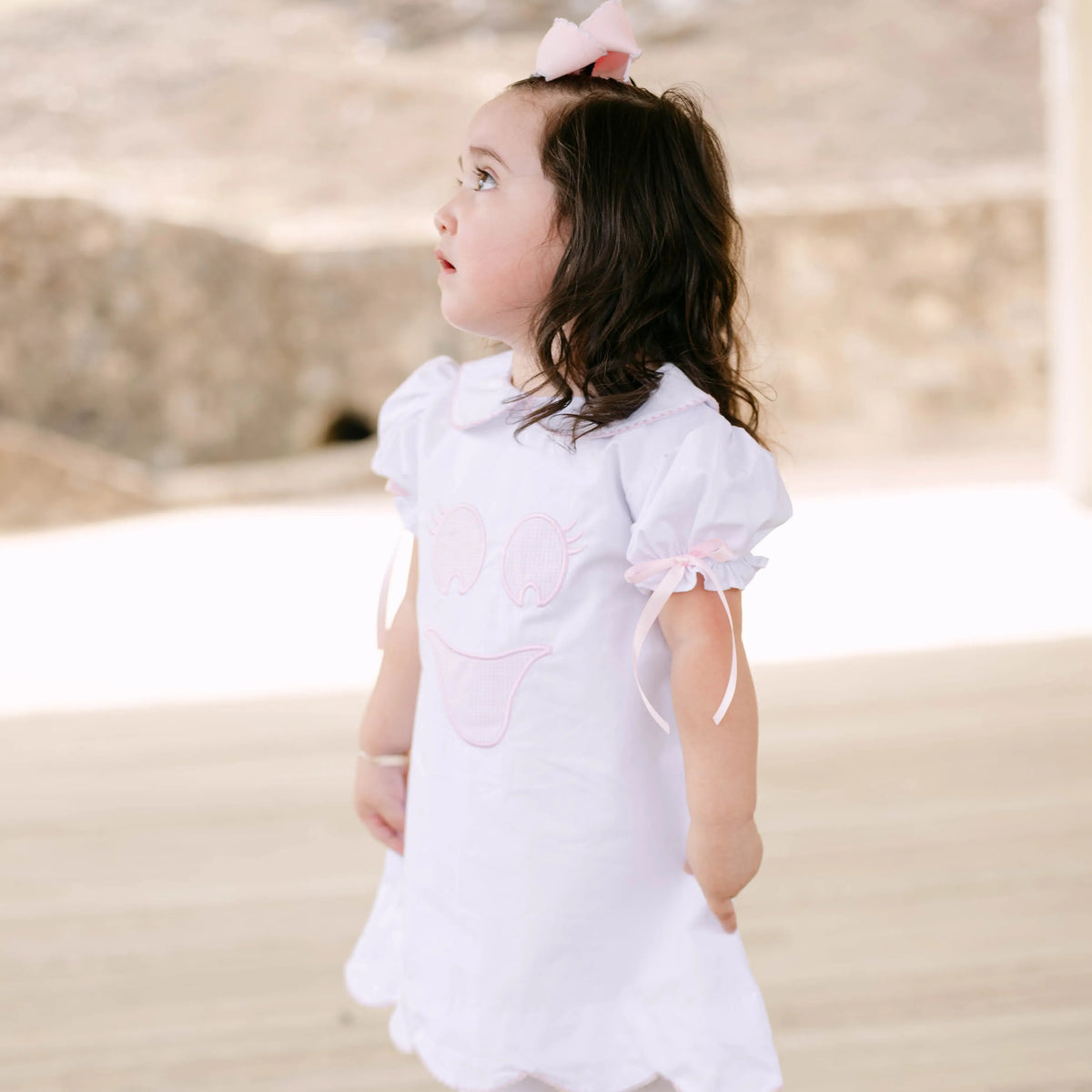 Pink Gingham Ghost Dress