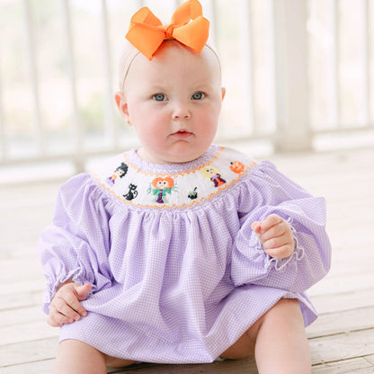 Hocus Pocus Smocked Bloomer Set