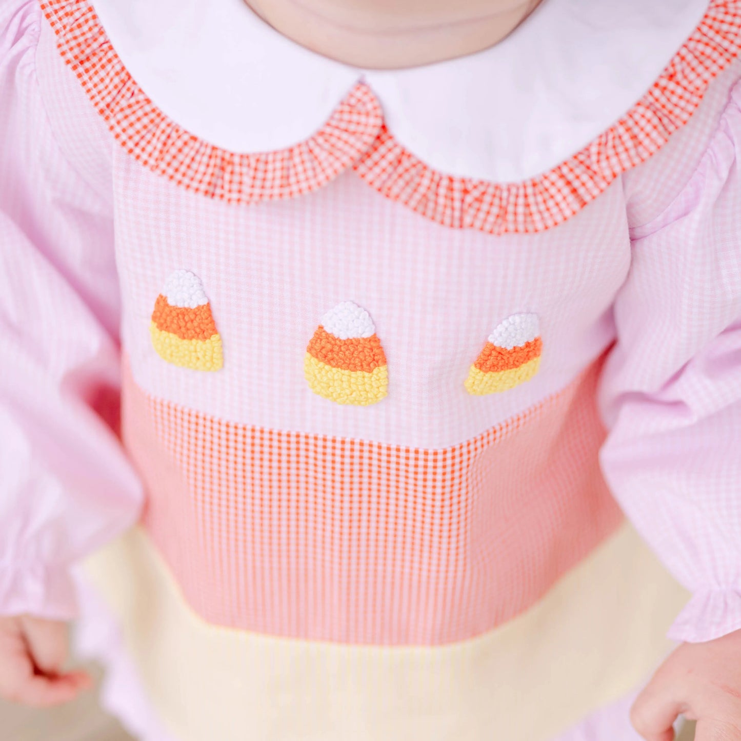 French Knot Candy Corn Legging Set