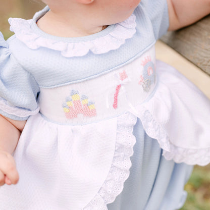 Smocked Princess Honeycomb Bubble