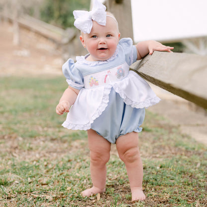 Smocked Princess Honeycomb Bubble