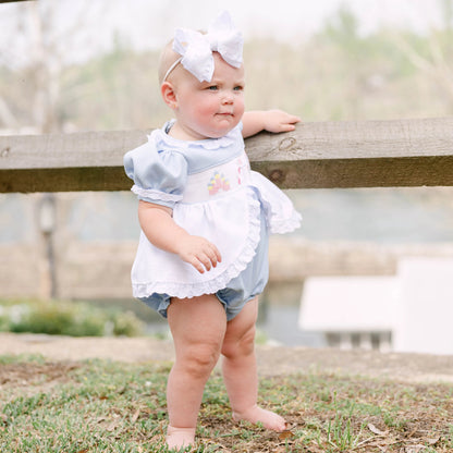 Smocked Princess Honeycomb Bubble