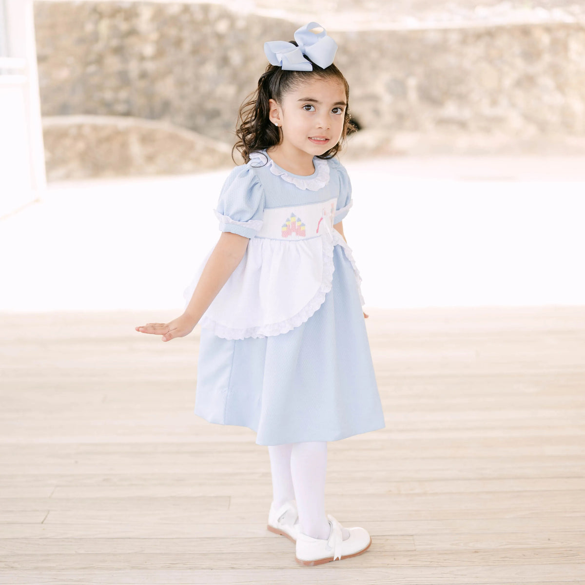 Smocked Princess Honeycomb Dress