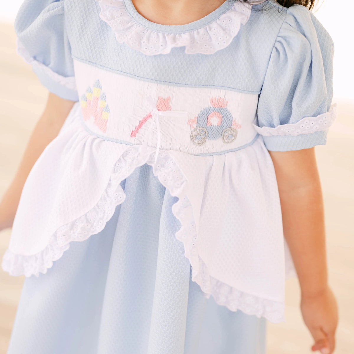 Smocked Princess Honeycomb Dress
