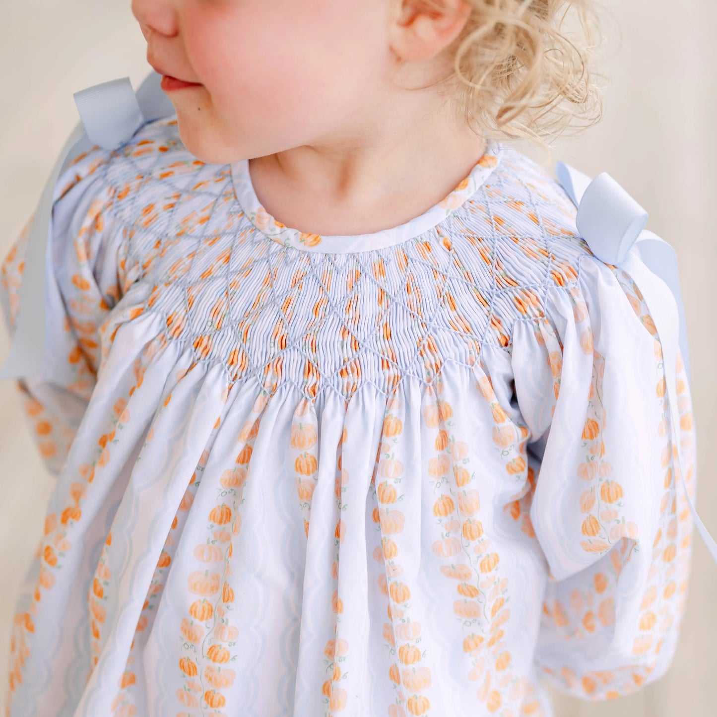 Blue Pumpkin Patch Smocked Bishop Legging Set