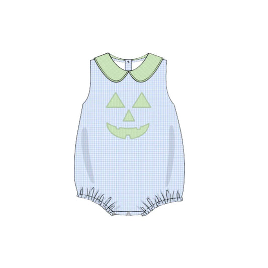 Boys Blue & Green Jack-O-Lantern Bubble