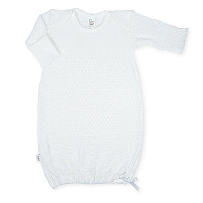 Paty Knit Overlap Shoulder Gown w/Saylor Beanie