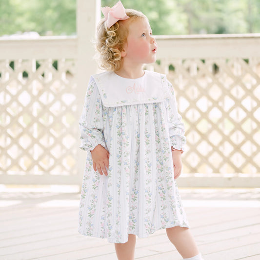 Sullivan Stripes Bib Dress