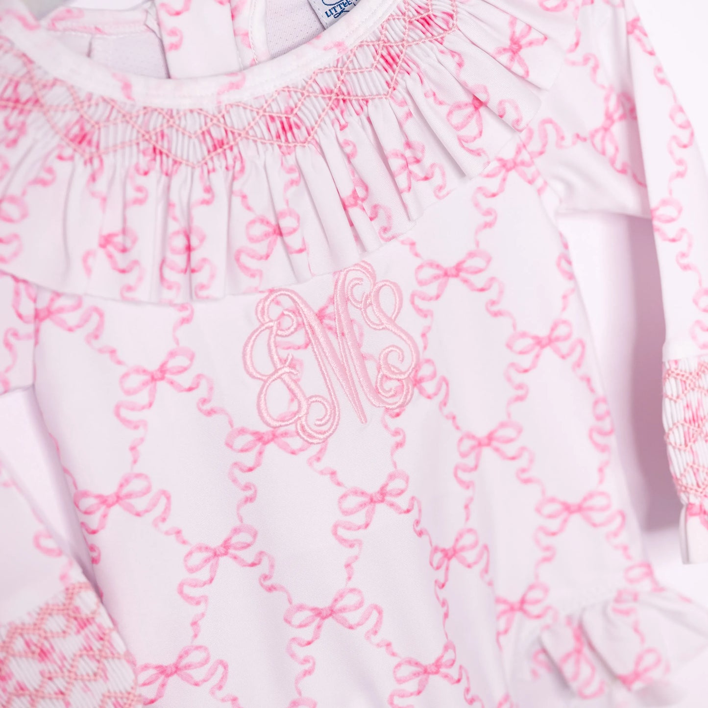 Smocked Bows Rash Guard