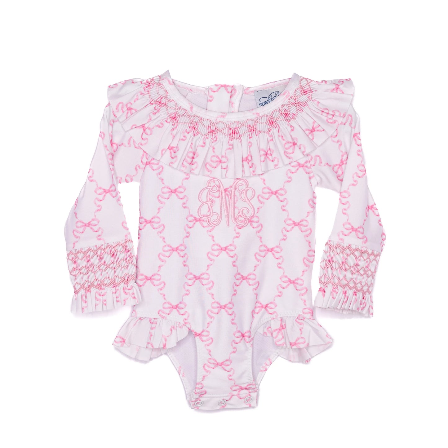 Smocked Bows Rash Guard