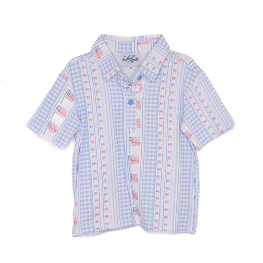 Pastel & Patriotic Polo