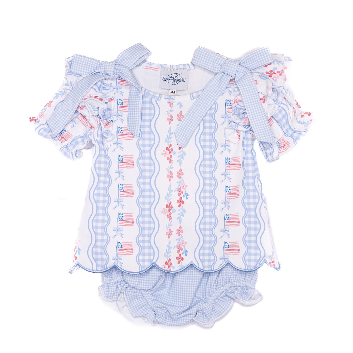 Pastel & Patriotic Diaper Set