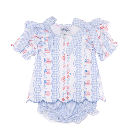 Pastel & Patriotic Diaper Set
