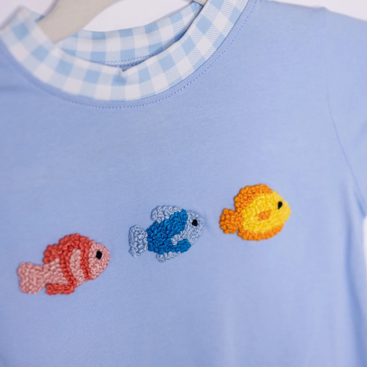 Boys French Knot Fishies Bubble