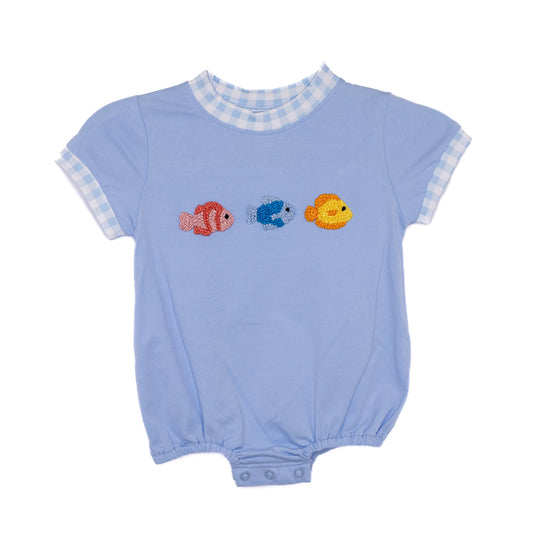 Boys French Knot Fishies Bubble