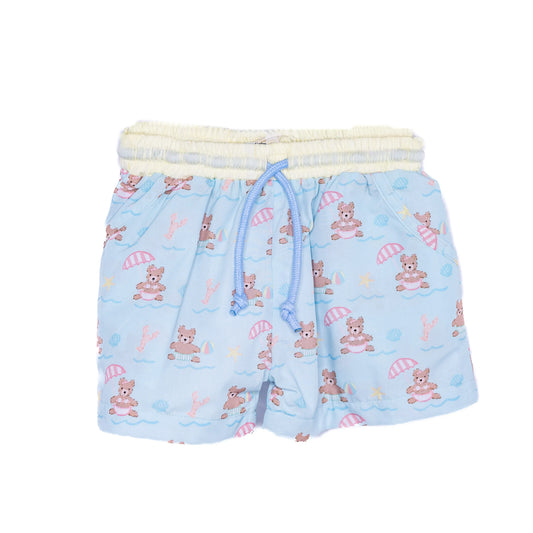 Boys Beach Teddy Bears Swim Trunks