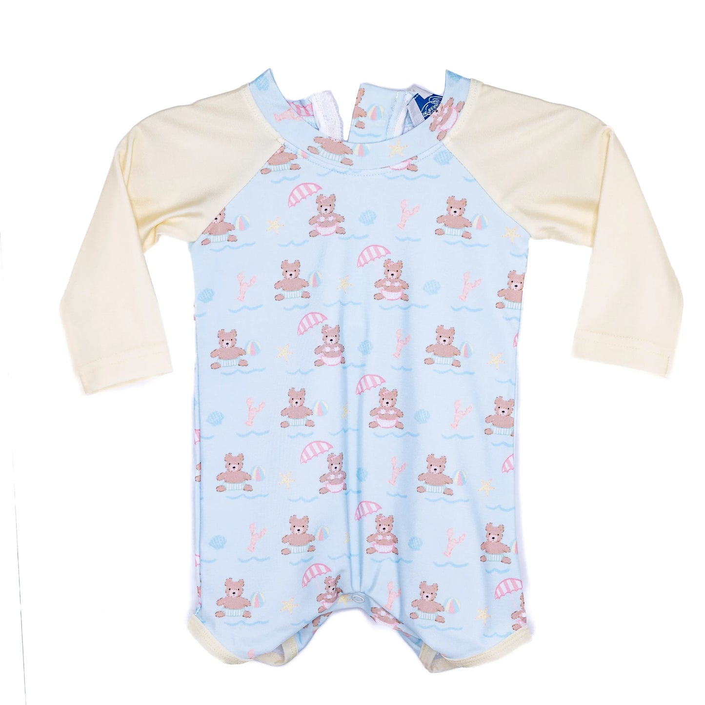 Boys Beach Teddy Bears 1PC Rash Guard