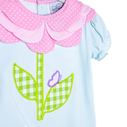Flower Petals Collar Dress