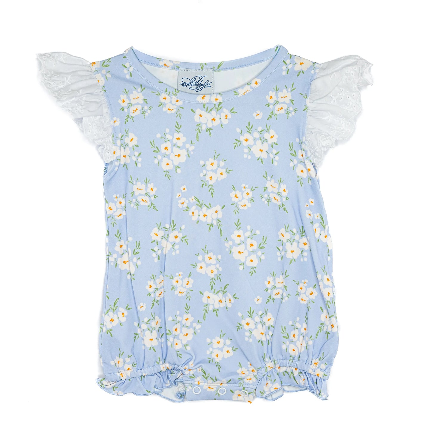 Powder Blue Petals Bubble