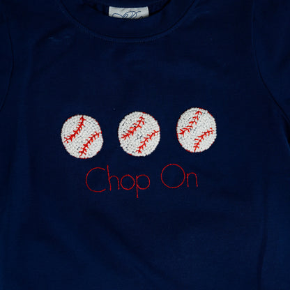 Boys French Knot Baseball Short Set