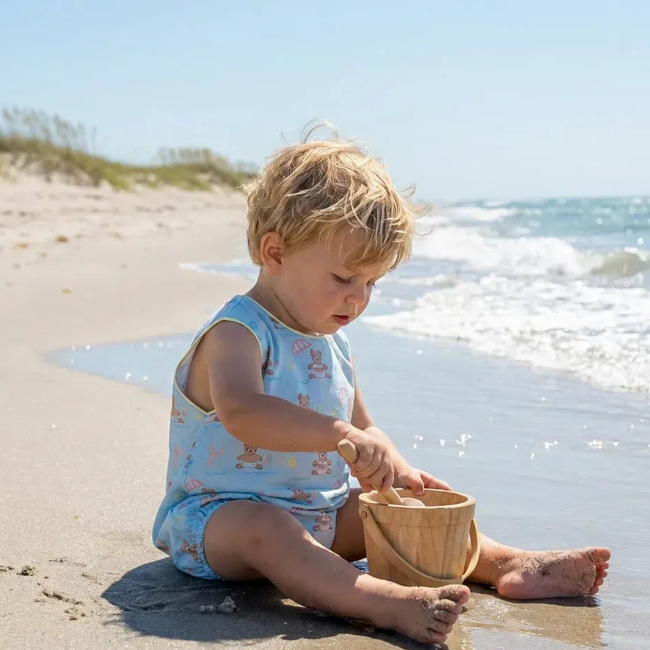 Boys Beach Teddy Bears Bubble