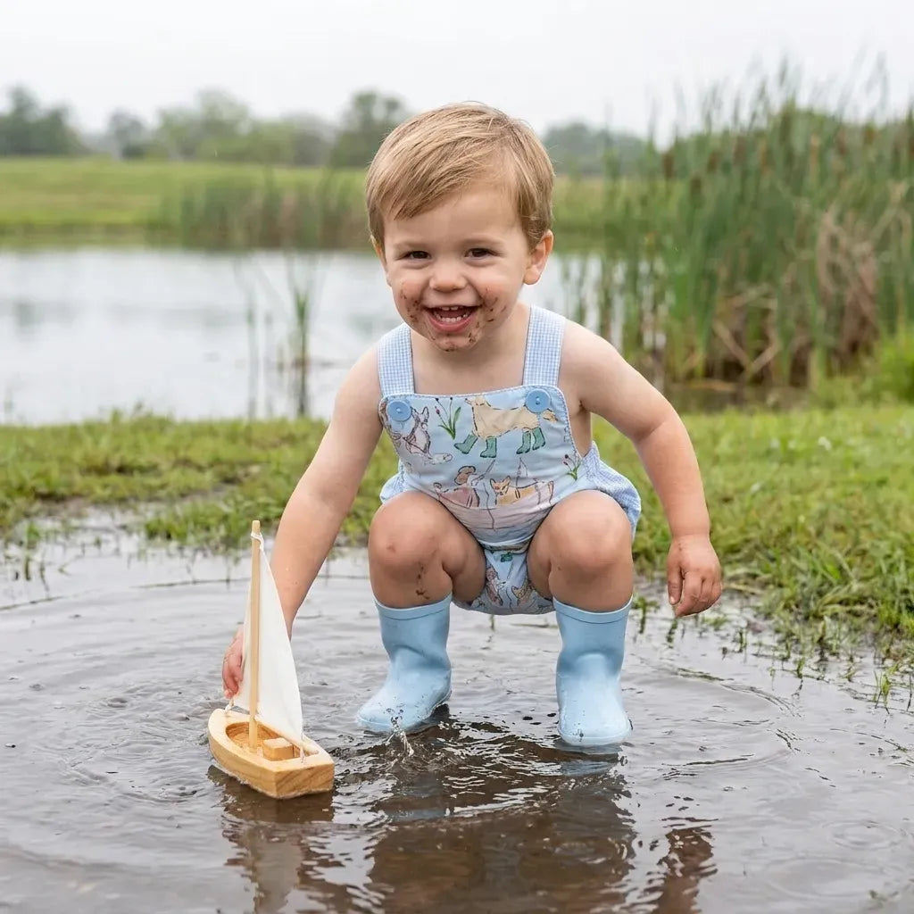 Fishing Puppies Sunsuit