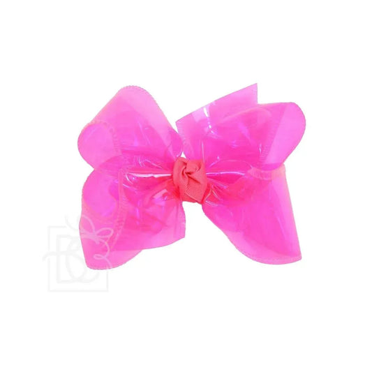 Waterproof Hair Bows on Clip 4.5"