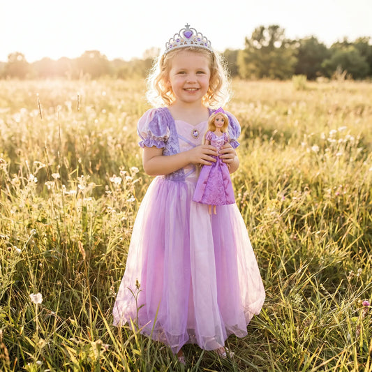 Velvety Soft Once Upon A Tower Princess Dress