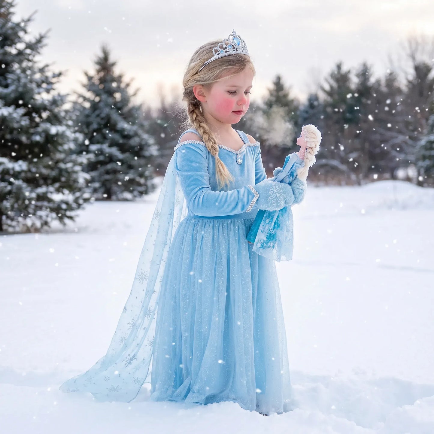 Velvety Soft Sisters Forever Princess Dress