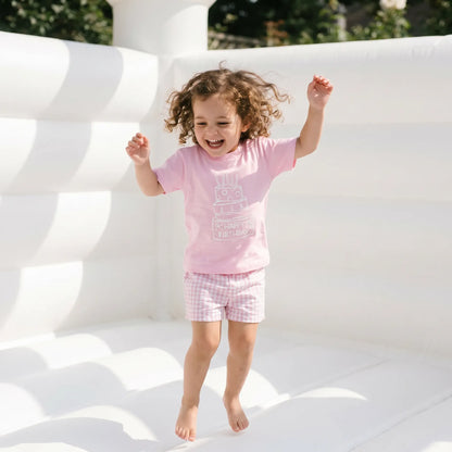Light Pink Birthday Cake T-Shirt