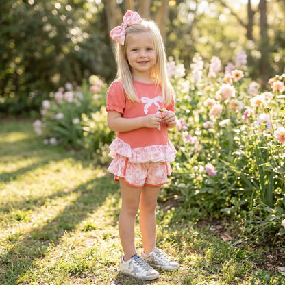 Blooming Bows Short Set