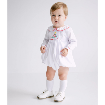 Boys Smocked Tree Bubble