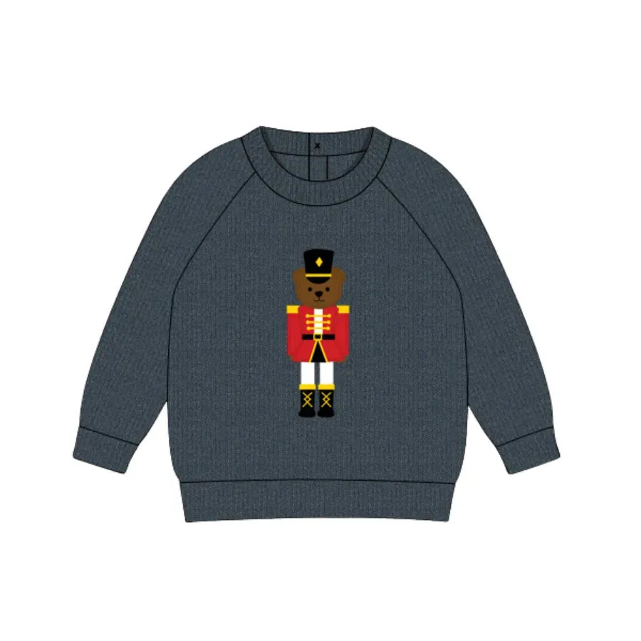 Blue Nutcracker Sweater