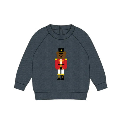 Blue Nutcracker Sweater