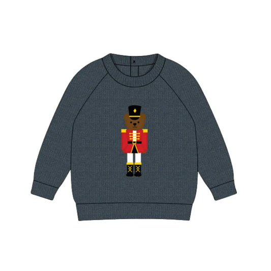 Blue Nutcracker Sweater