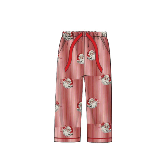 Mens Striped Vintage Santa Lounge Pants