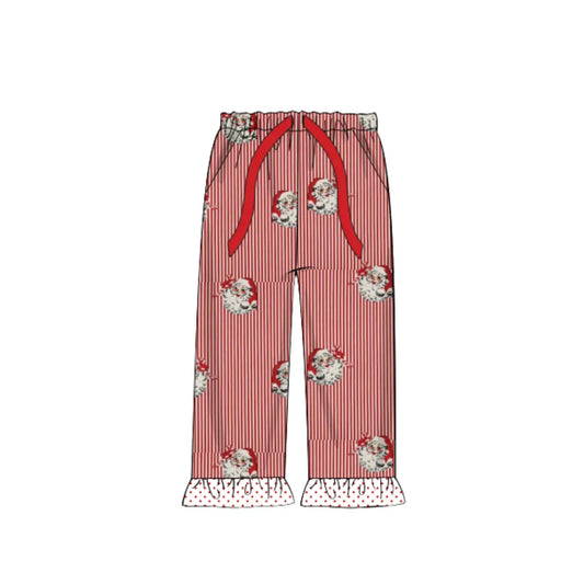 Womens Striped Vintage Santa Lounge Pants