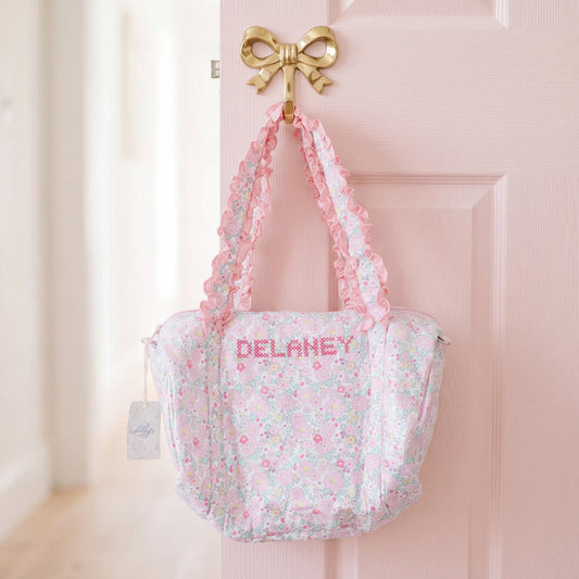Margo Floral Quilted Duffel