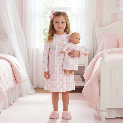 Pink Bow Lounge Gown