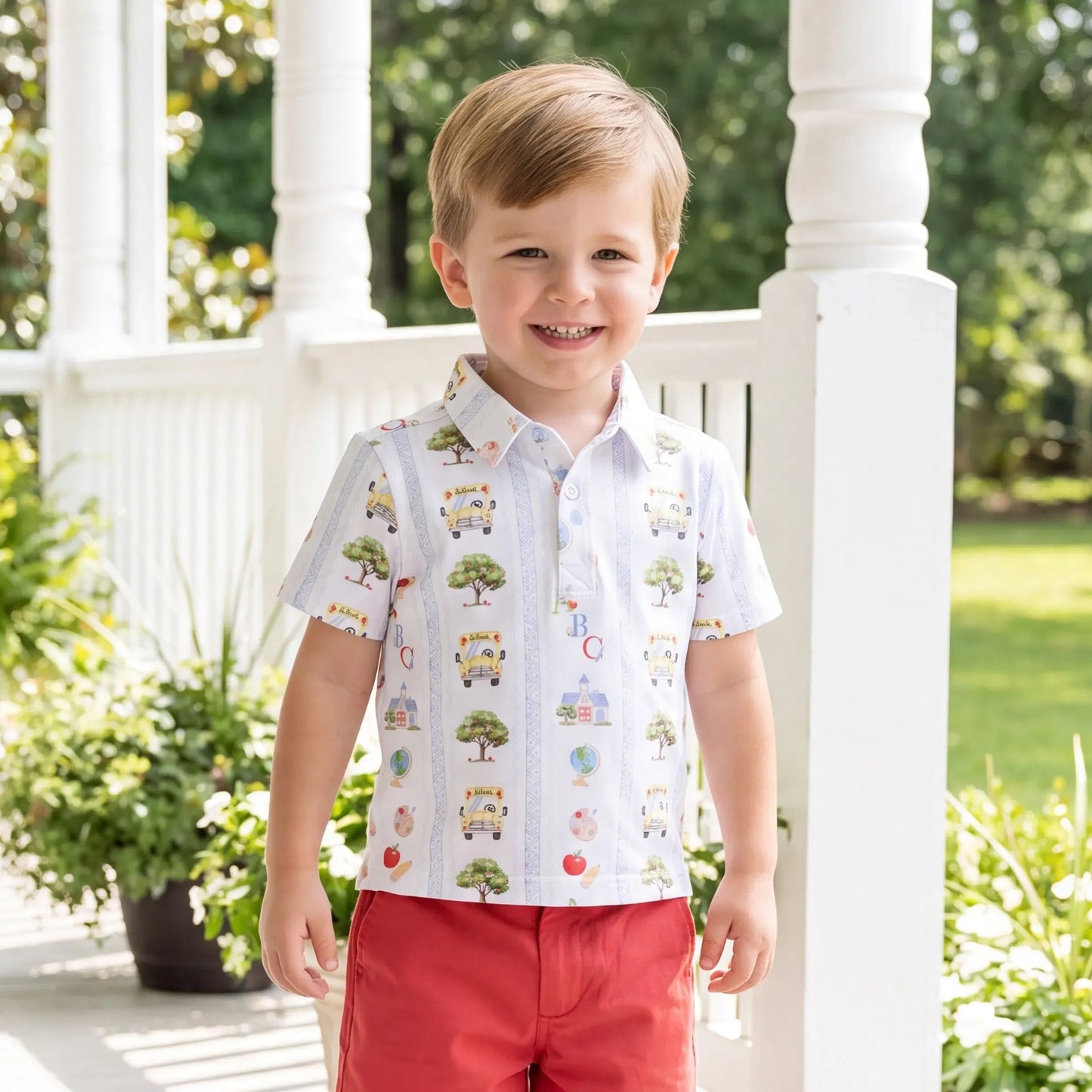 Boys Back To School Polo