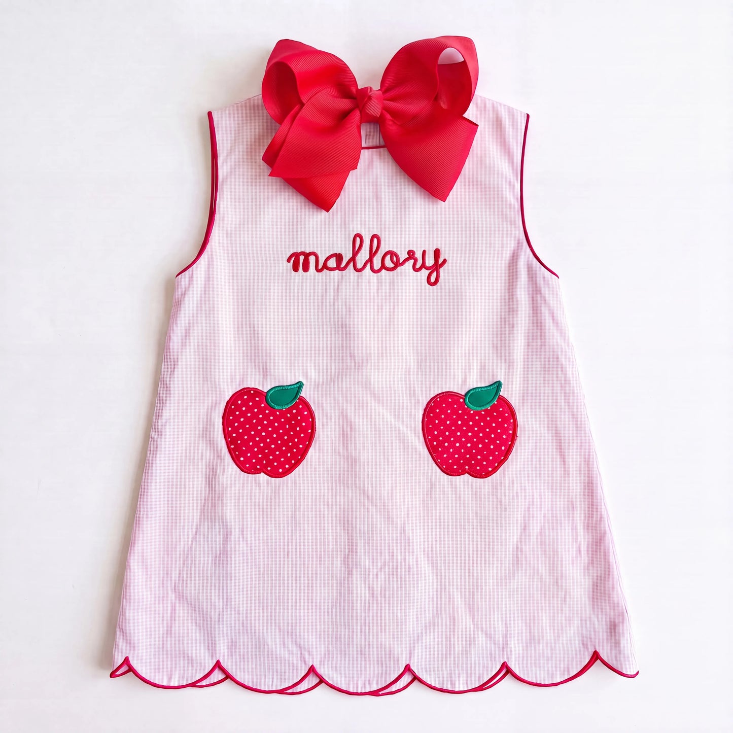 Pink Apple Pocket Dress