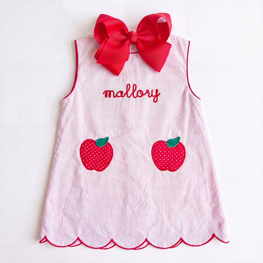 Pink Apple Pocket Dress