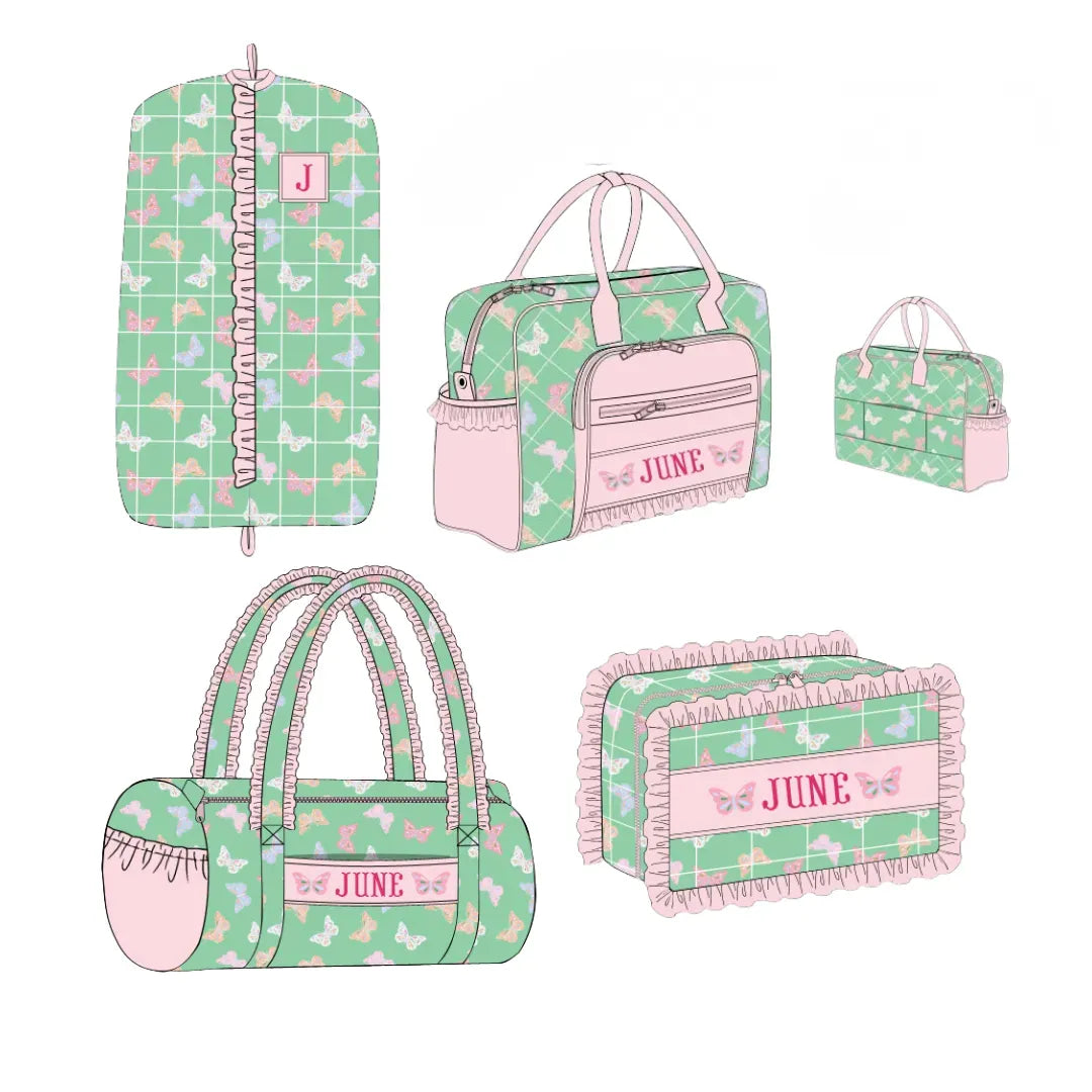 Blythe Butterflies Name Smocked Luggage Collection