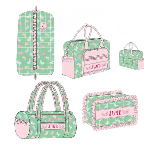 Blythe Butterflies Name Smocked Luggage Collection