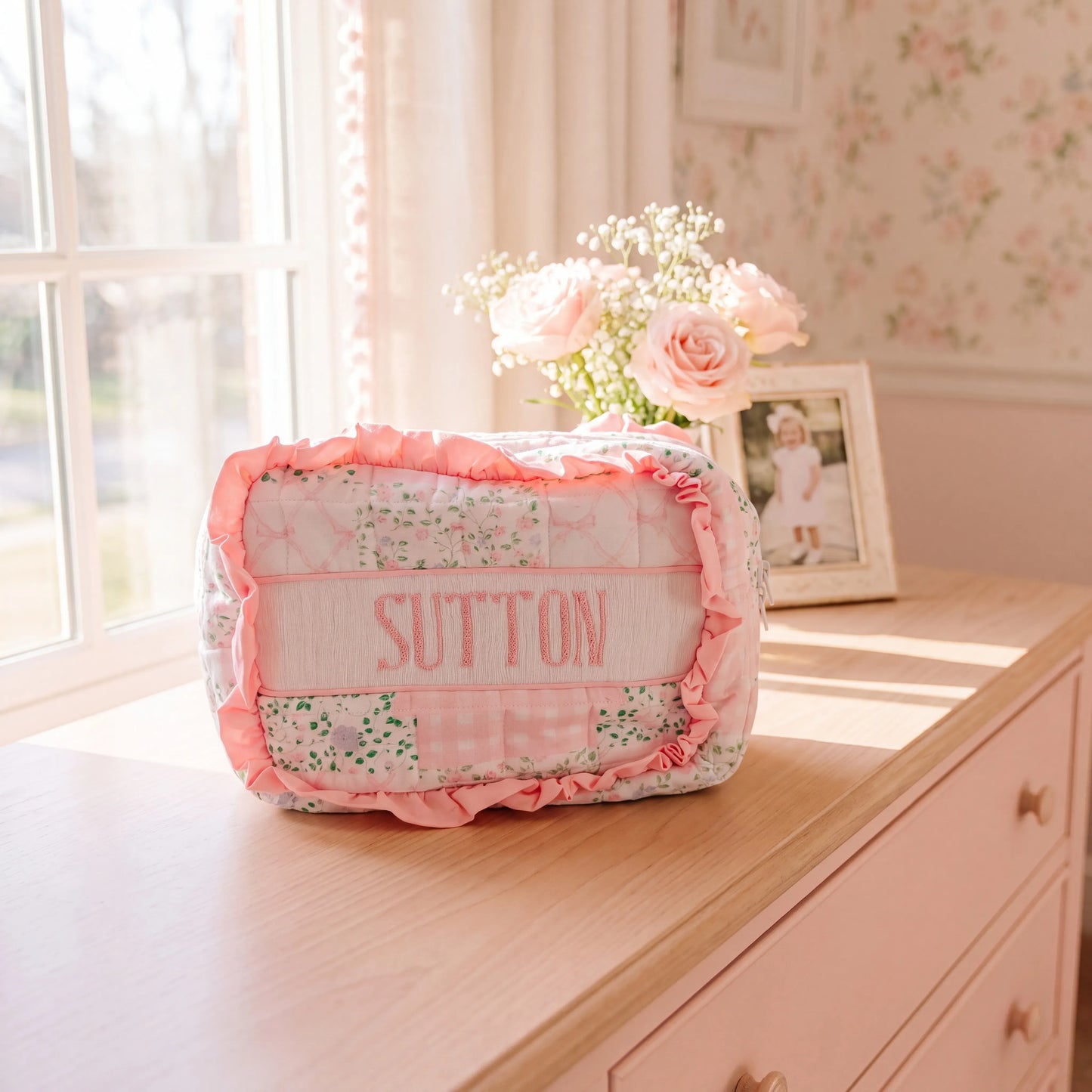 Palmer Patchwork Name Smocked Luggage Collection