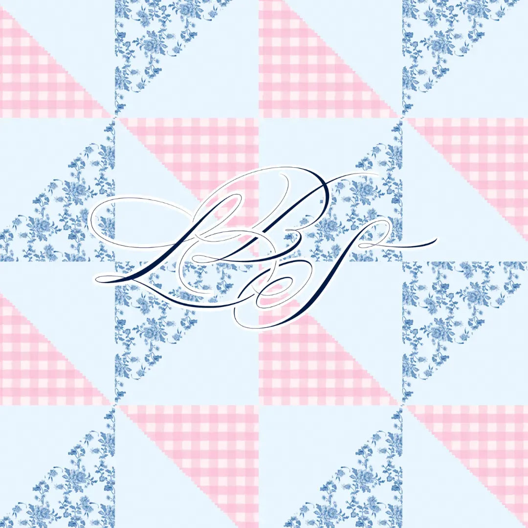 Pink & Blue Patchwork Bishop Legging Set