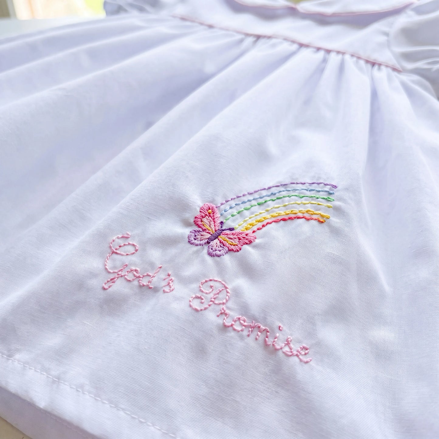Gods Promise Butterfly Rainbow Dress