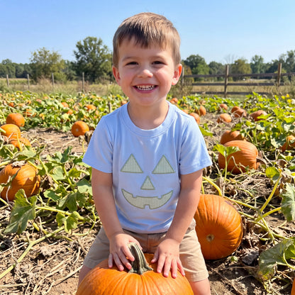 Blue & Green Jack-O-Lantern Shirt